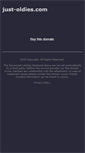 Mobile Screenshot of just-oldies.com